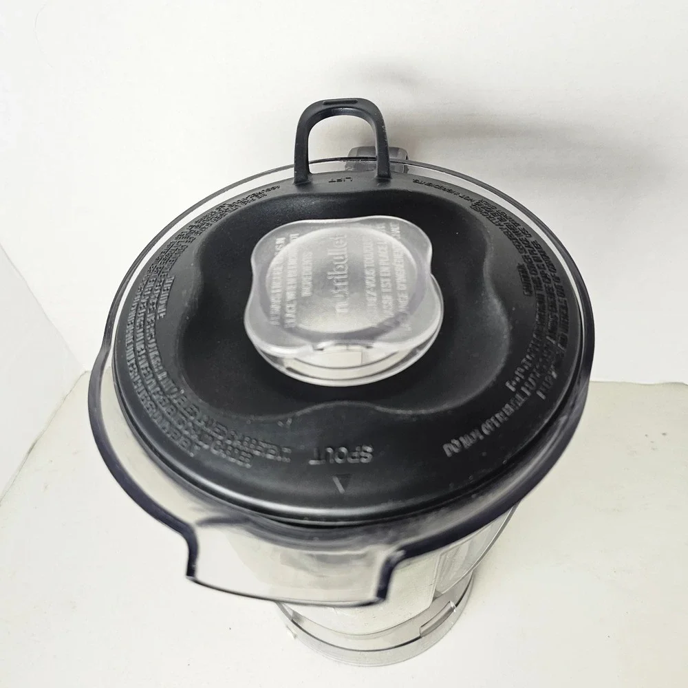 NutriBullet 64oz Blender Pitcher Replacement with Lid and Integrated Blade Clear